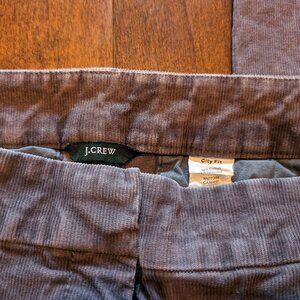 J Crew Corduroy Trousers Deep Purple Size P2